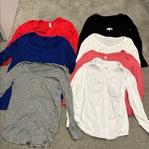 Assorted Long Sleeve Maternity Tops